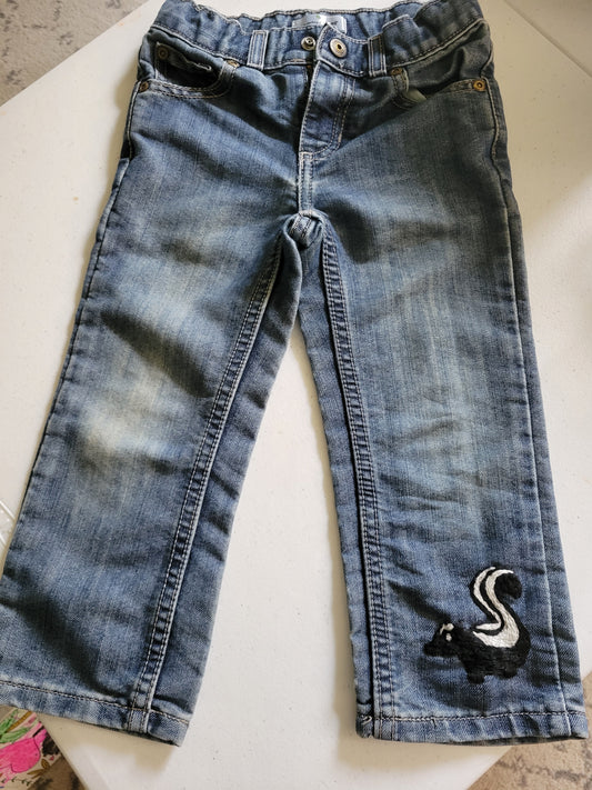 3T skunk jeans