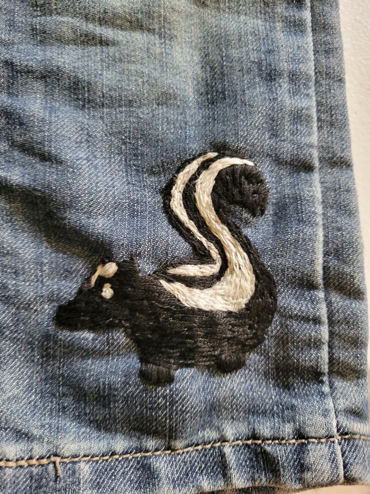 3T skunk jeans