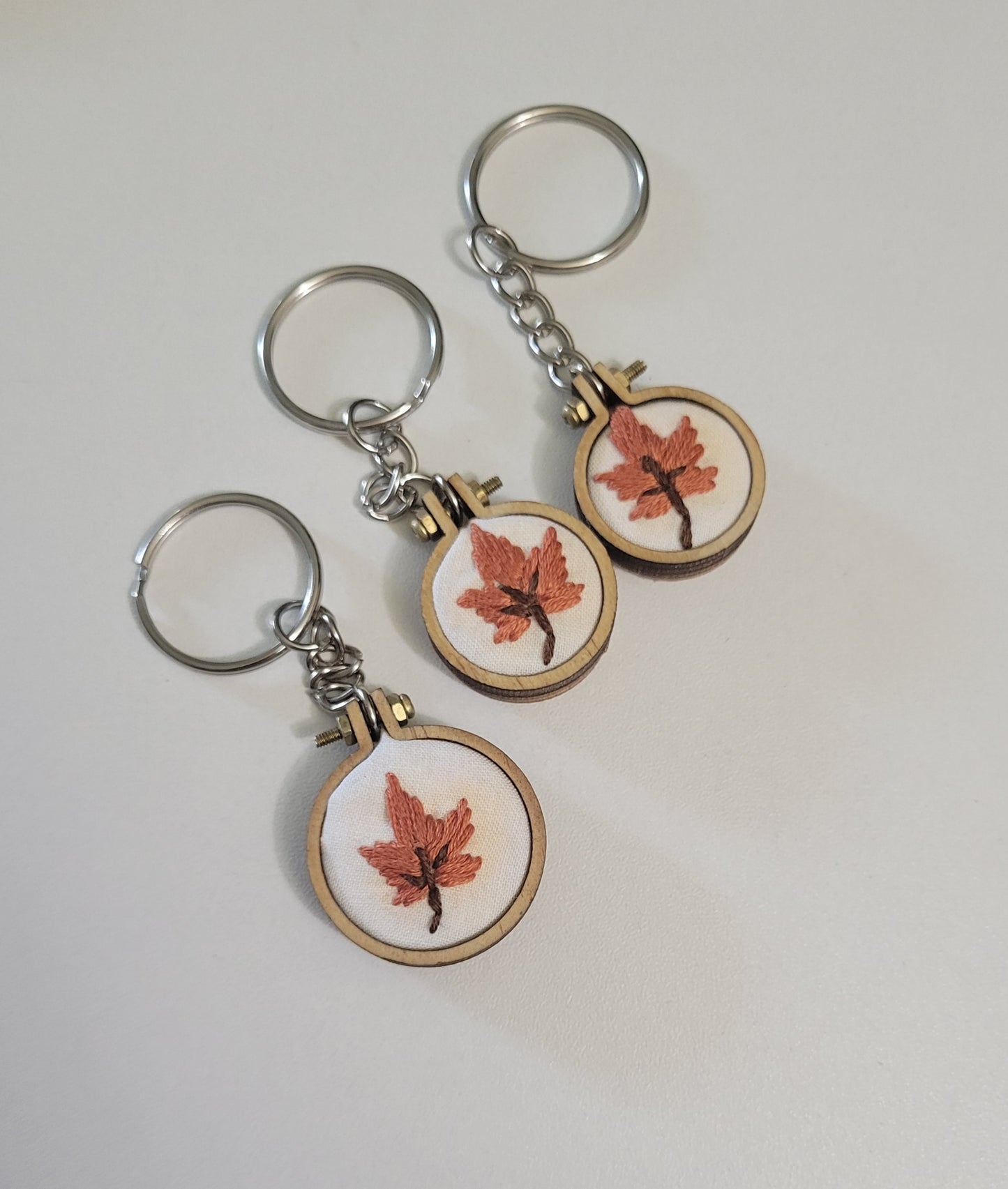 Keychain leaf