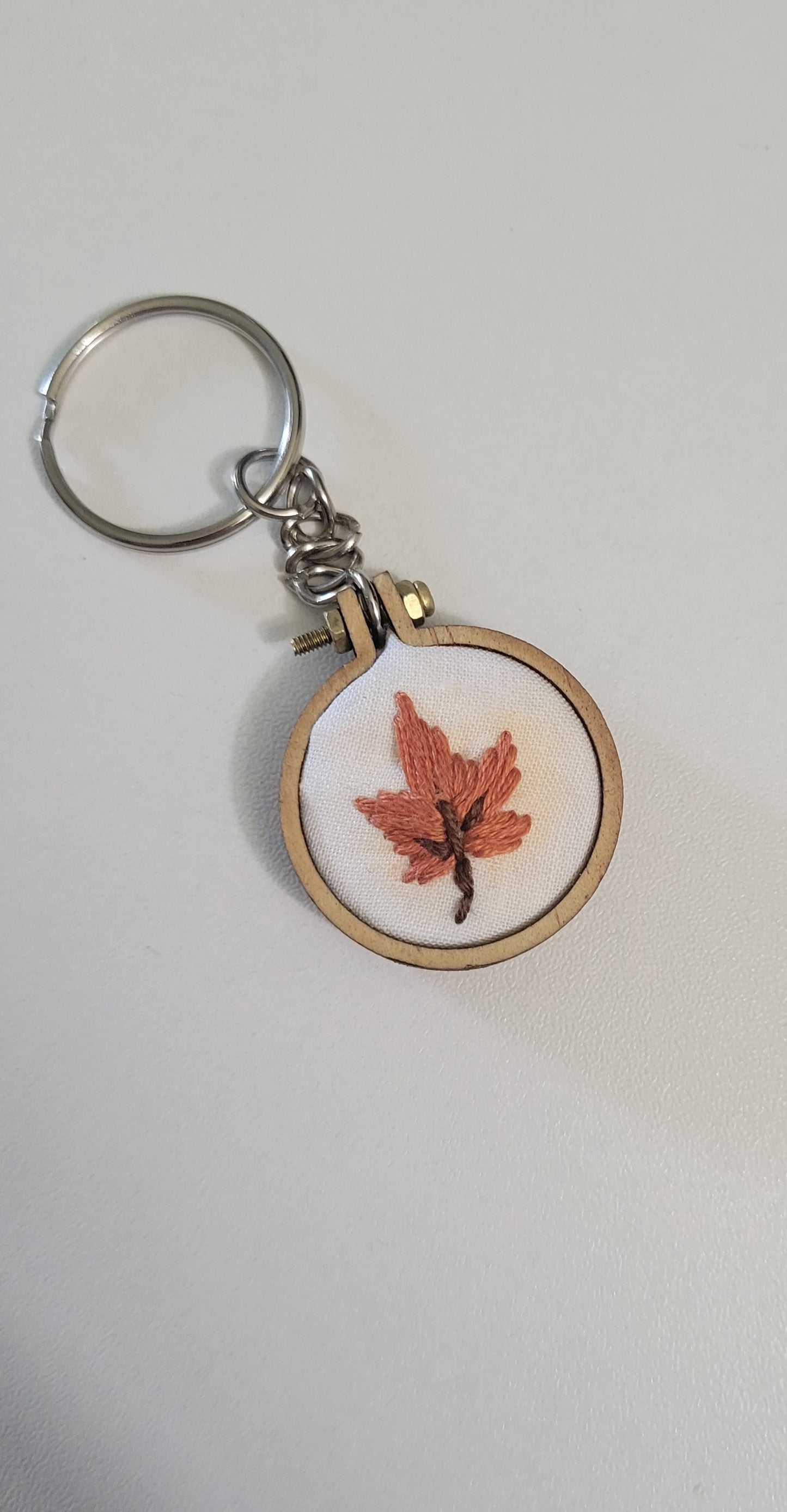 Keychain leaf