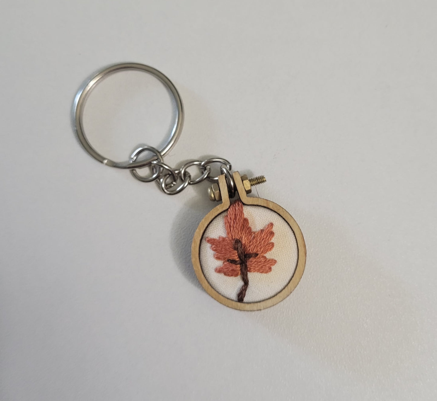 Keychain leaf