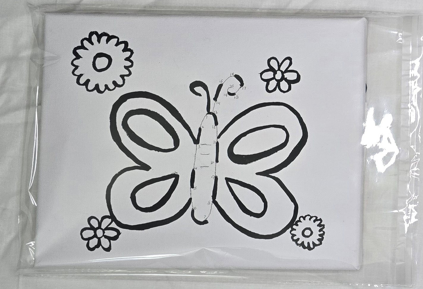 DIY Embroider and Paint Butterfly