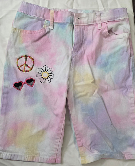 Tie-dye shorts