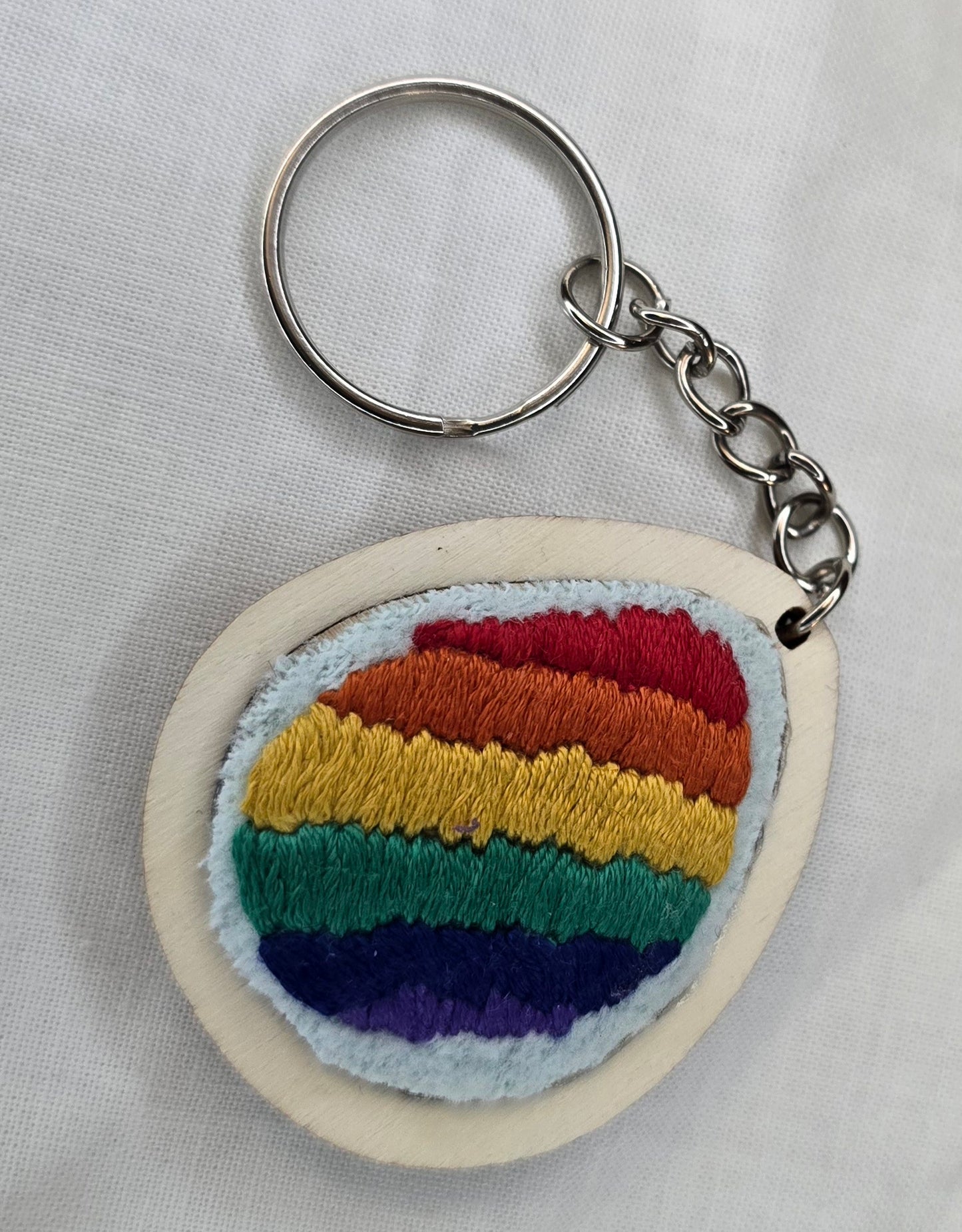 Rainbow keychain